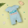 Green Short Sleeve Cartoon Crocodile Jumpsuit For 22'' Reborn Baby Doll Girl/Boy
