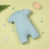 Green Short Sleeve Cartoon Crocodile Jumpsuit For 22'' Reborn Baby Doll Girl/Boy