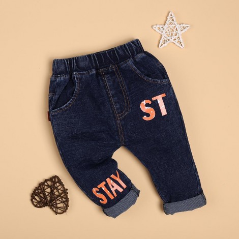 Soft Cool Jeans For 22'' Reborn Baby Doll Boy