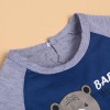 Gray Cartoon Bear Tee And Pants Suit For 22'' Reborn Baby Doll Boy/Girl