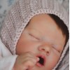 17 Inch Meisha Truly Baby Girl Doll，Sweet Sleep Reborn Doll