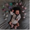 17 Inch Sweet Sleeping Dreams Reborn Carolyn Truly Baby Doll , Handmade Realistic Baby Doll For Girls