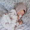 17 Inch Meisha Truly Baby Girl Doll，Sweet Sleep Reborn Doll