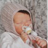 17 Inch Meisha Truly Baby Girl Doll，Sweet Sleep Reborn Doll