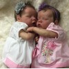 17 Inch Real Lifelike Twins  Olga And Cortney Reborn Baby Doll Girl