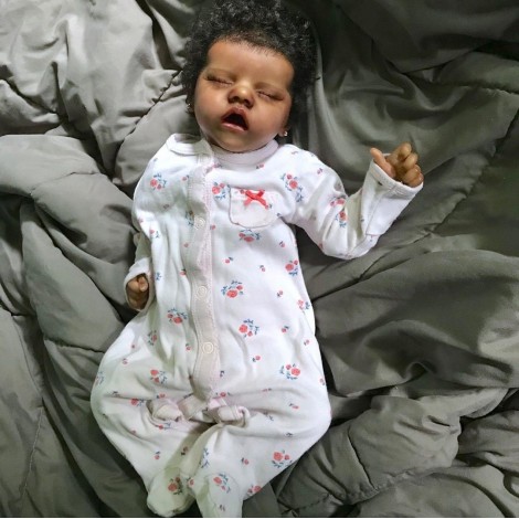 17 Inch Marie Truly Baby Girl Doll,Handmade Baby Doll Toy For Ages 3+ (M) (A)