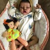 17 Inch Lifelike Cute Josefa Reborn Baby Doll Girl, Handmade Baby Doll Toy For Ages 3+