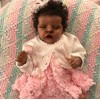 17 Inch Lifelike Realistic Derrick Reborn Baby Doll Girl，Children Gift