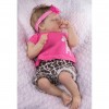 17 Inch Real Lifelike Giovanna Reborn Baby Doll Girl, Handmade Baby Doll Toy For Ages 3+ (M) (A)