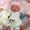 17 Inch Real Lifelike Hope Reborn Baby Doll Girl,Soft Vinyl Silicone Lifelike Kids Gifts