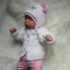 17 Inch Softtouch Real Lifelike Paris Reborn Baby Doll Girl，Handmade Realistic Baby Doll For Girls