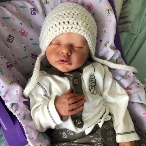 17 Inch Little Stacy Real Lifelike Reborn Baby Doll Girl