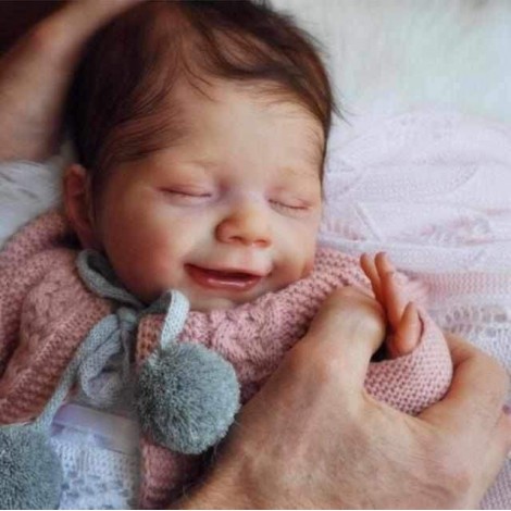 [Special Discount] 20'' Elena Reborn Baby Doll, Realistic Lifelike Toy with Coos and 