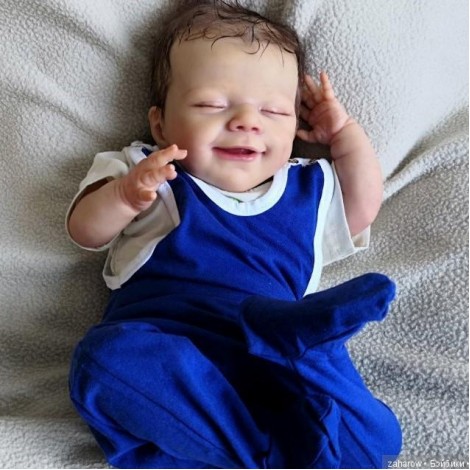 Realistic 20'' Little Lovely Carter  Reborn Baby Doll Boy - So Truly Lifelike Baby