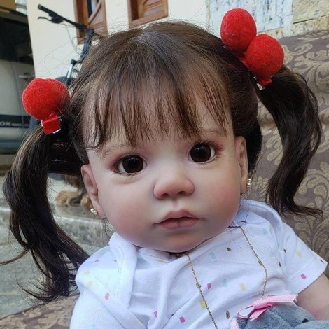 Lifelike 22'' Little Cute Aurora Reborn Baby Doll Girl