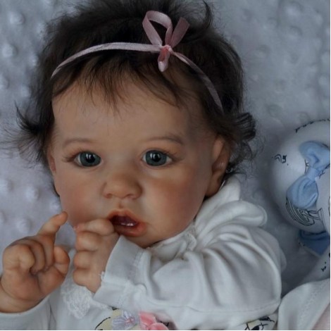 22'' Alina Reborn Baby Doll Girl With Coos And 