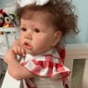 22'' Twin Sister Erica And Adele Reborn Baby Doll Girl, Beautiful Handmade Baby Doll