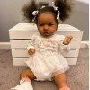 [Special Discount] 22'' Diaz Black Reborn Baby Doll Girl With Coos And 