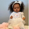 [Special Discount] 22'' Diaz Black Reborn Baby Doll Girl With Coos And 