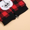 Red Checkered Warm Bear Coat And Striped Pants Suit For 22'' Reborn Baby Doll Boy/Girl