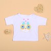 White Cartoon T-Shirt And Denim Jacket Set For 22'' Reborn Baby Doll Boy/Girl