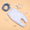 Leisure Blue Striped Jumpsuit For 22'' Reborn Baby Doll Boy/Girl
