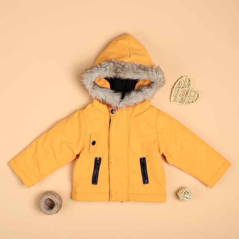 Yellow Cotton Warm J...