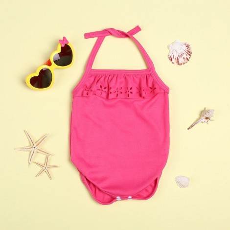 Summer Pink Cute Lace Bodysuit For 22'' Reborn Baby Doll Girl