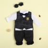 Gentleman Bow Tie Top For 22'' Reborn Baby Doll Boy