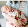 Adorable Baby Swaddle Blanket And Headband Set