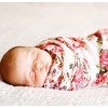 Adorable Baby Swaddle Blanket And Headband Set