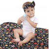 Adorable Baby Swaddle Blanket And Headband Set