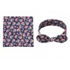 Adorable Baby Swaddle Blanket And Headband Set