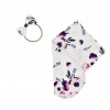 Adorable Baby Swaddle Blanket And Headband Set
