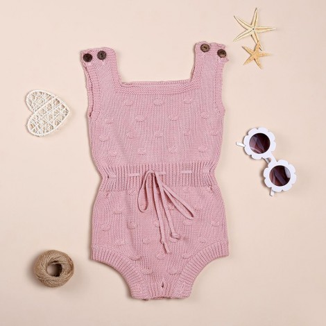 Summer Knitted Jumpsuit Like A Swimsuit For 22'' Reborn Baby Doll Girl