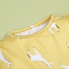Cute Fawn Yellow Dress For 22'' Reborn Baby Doll Girl