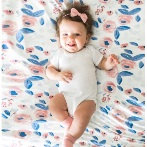 Adorable Baby Swaddle Blanket And Headband Set
