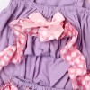 Reborn Dolls Baby Clothes Purple Outfits For 20
