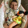 17 Inch Lifelike Cute Josefa Reborn Baby Doll Girl, Handmade Baby Doll Toy For Ages 3+